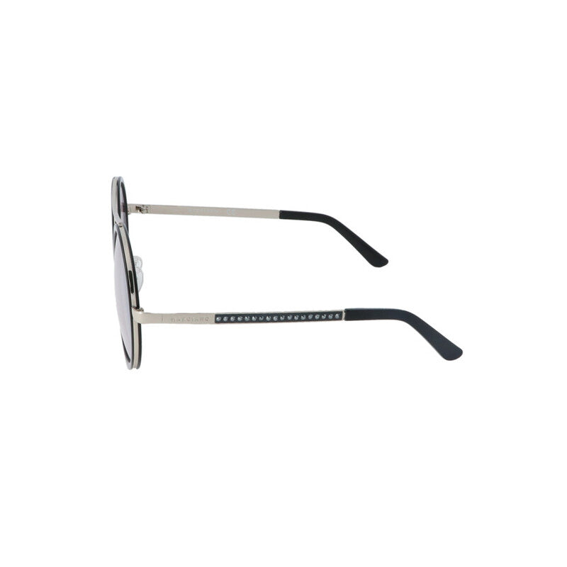 Ladies Black Round Sunglasses