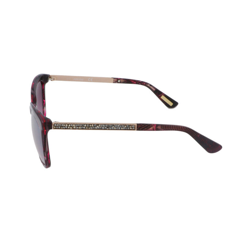 Ladies Purple Geometric Sunglasses