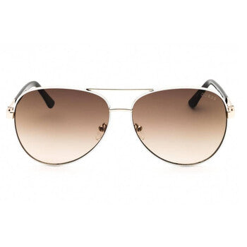 Dark Brown Gradient Pilot Ladies Sunglasses