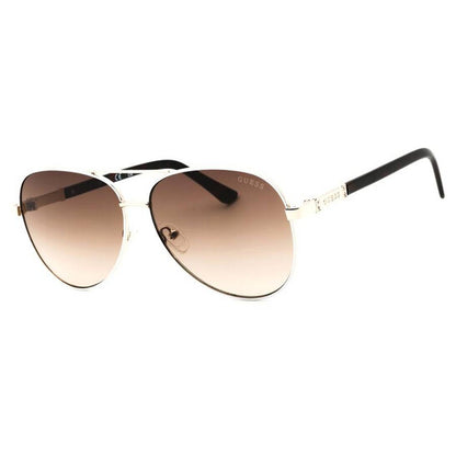 Dark Brown Gradient Pilot Ladies Sunglasses