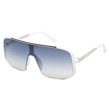 Blue Gradient Shield Men's Sunglasses