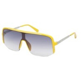 Smoke Gradient Shield Men's Sunglasses