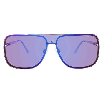 Smoke Mirror Shield Men's Sunglasses