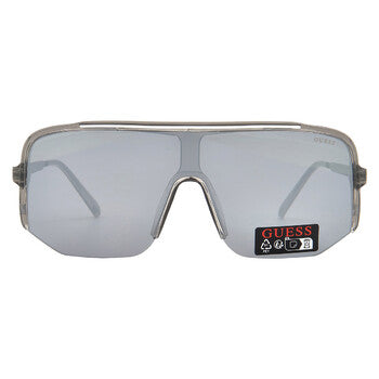 Smoke Mirror Shield Men's Sunglasses