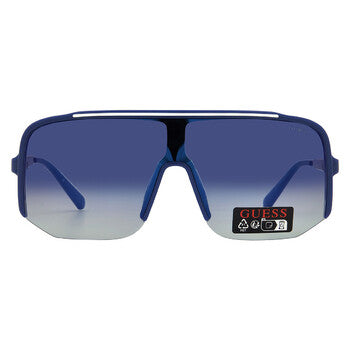 Smoke Mirror Shield Men's Sunglasses