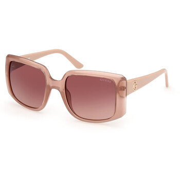 Gradient Brown Square Ladies Sunglasses