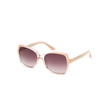 Gradient Brown Square Ladies Sunglasses
