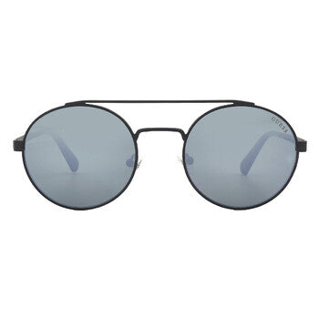Green Mirror Round Men's Sunglasses