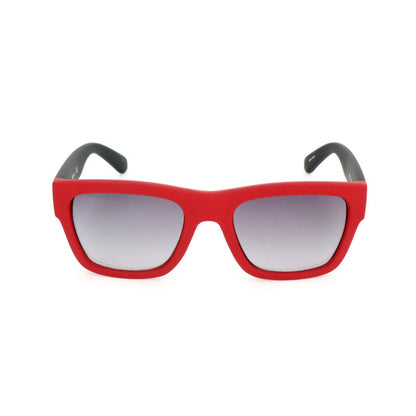 Ladies Red Geometric Sunglasses