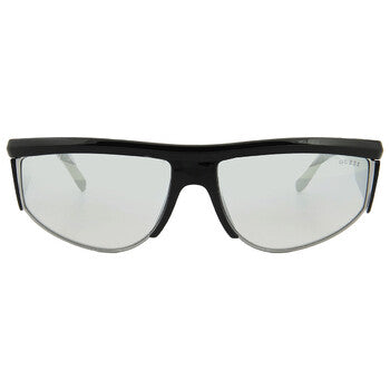 Light Grey Mirror Browline Men's Sunglasses
