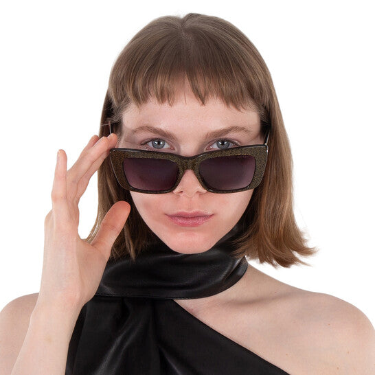 SMoke Gradient Cat Eye Ladies Sunglasses