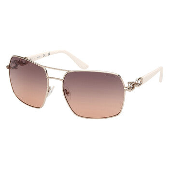 Brown Gradient Navigator Ladies Sunglasses