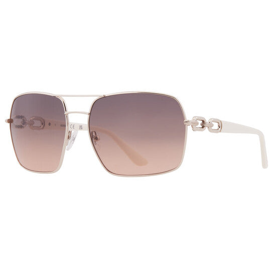Brown Gradient Navigator Ladies Sunglasses