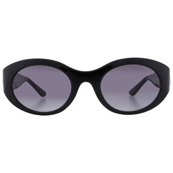 Smoke Gradient Oval Ladies Sunglasses