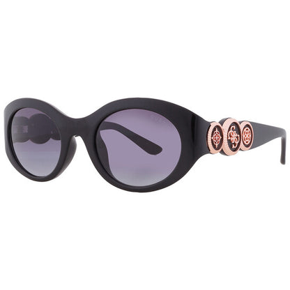 Smoke Gradient Oval Ladies Sunglasses