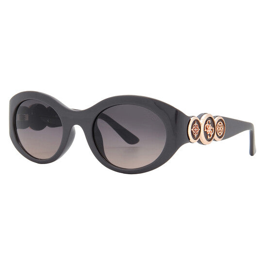 Smoke Gradient Oval Ladies Sunglasses