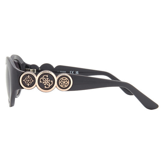 Smoke Gradient Oval Ladies Sunglasses