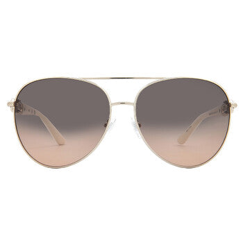 Brown Gradient Pilot Ladies Sunglasses