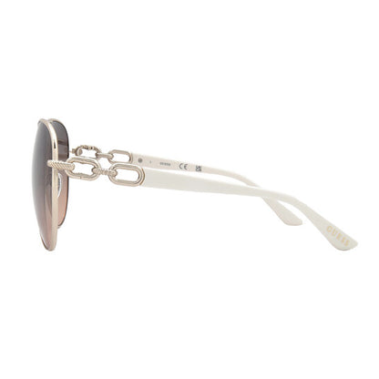 Brown Gradient Pilot Ladies Sunglasses