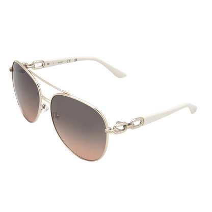 Brown Gradient Pilot Ladies Sunglasses