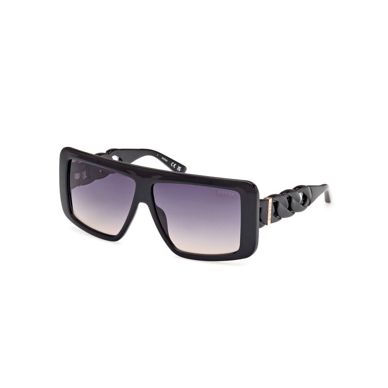 Smoke Gradient Rectangular Ladies Sunglasses