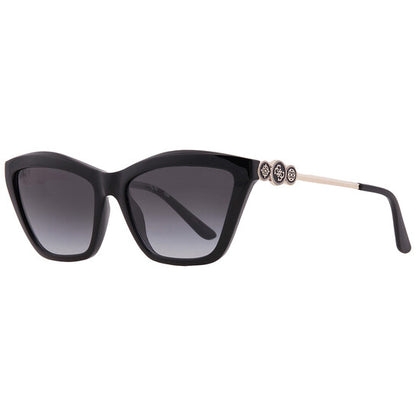 Smoke Gradient Rectangular Ladies Sunglasses