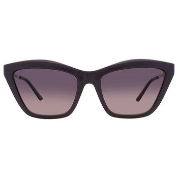 Smoke Gradient Rectangular Ladies Sunglasses