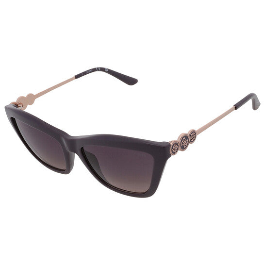 Smoke Gradient Rectangular Ladies Sunglasses