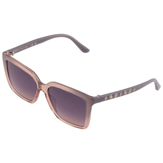 Smoke Gradient Square Ladies Sunglasses