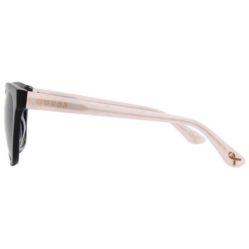 Smoke Gradient Square Ladies Sunglasses