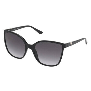 Smoke Gradient Square Ladies Sunglasses