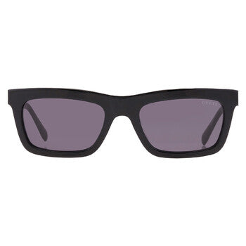 Smoke Smoke Rectangular Men's Sunglasses