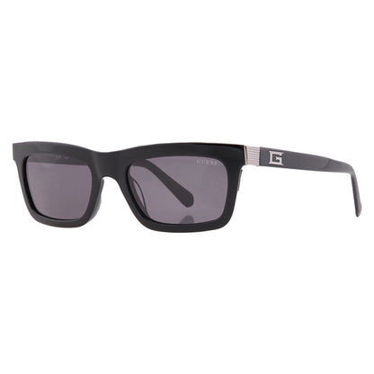 Smoke Smoke Rectangular Men's Sunglasses