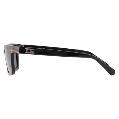 Smoke Smoke Rectangular Men's Sunglasses