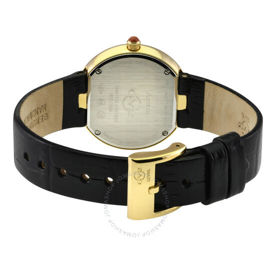 Gv2 من جيفريل، ساعة أريزو كوارتز نسائية بمينا أحمر مرصعة بالألماس