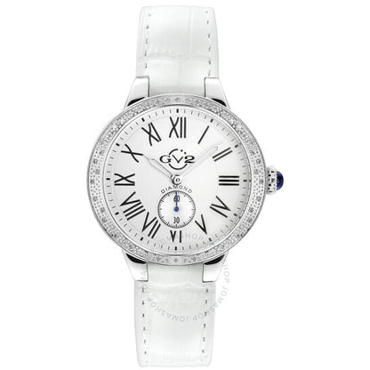 ساعة Gv2 من جيفريل، ساعة أستور كوارتز نسائية بإطار ألماس