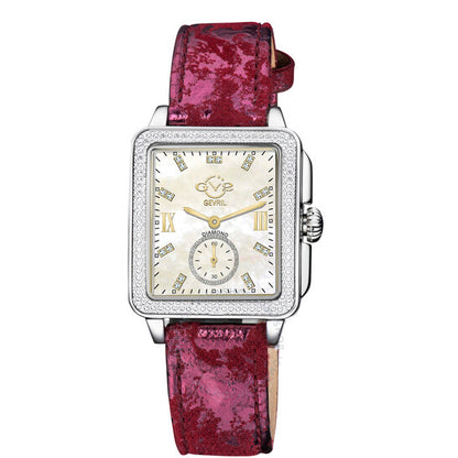Gv2 By Gevril, Bari Diamond Mother of Pearl Dial Ladies Watch