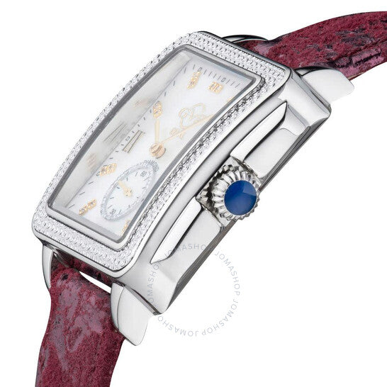 Gv2 By Gevril, Bari Diamond Mother of Pearl Dial Ladies Watch