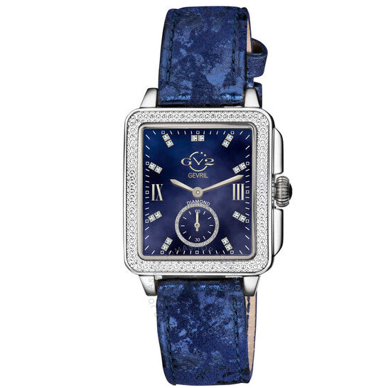 Gv2 By Gevril, Bari Diamond Mother of Pearl Dial Ladies Watch
