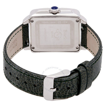 ساعة Gv2 من جيفريل، باري سباركل كوارتز بمينا بيضاء للسيدات