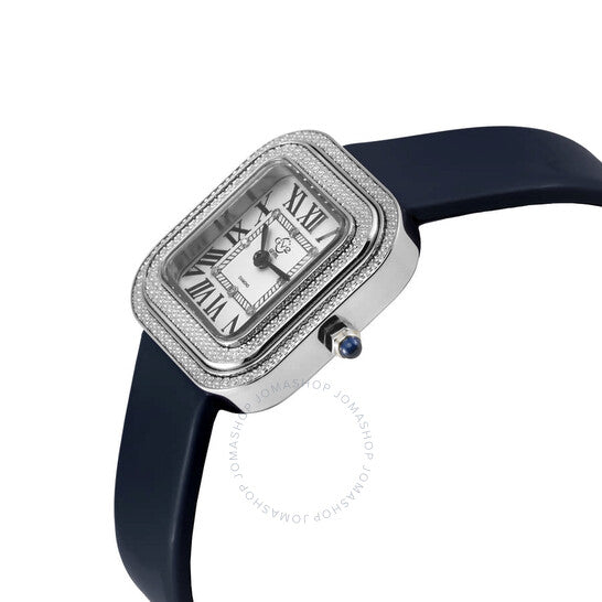 ساعة بيلاجيو كوارتز بمينا بيضاء للنساء من جيفريل، Gv2