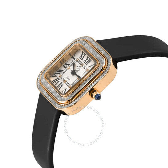 ساعة بيلاجيو كوارتز بمينا بيضاء للنساء من جيفريل، Gv2