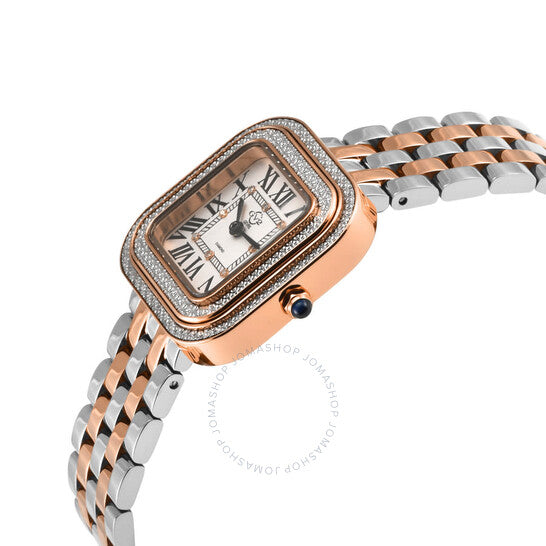 ساعة بيلاجيو كوارتز بمينا بيضاء للنساء من جيفريل، Gv2