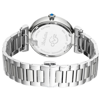 Gv2 من جيفريل، ساعة بيرليتا كوارتز نسائية بمينا سوداء