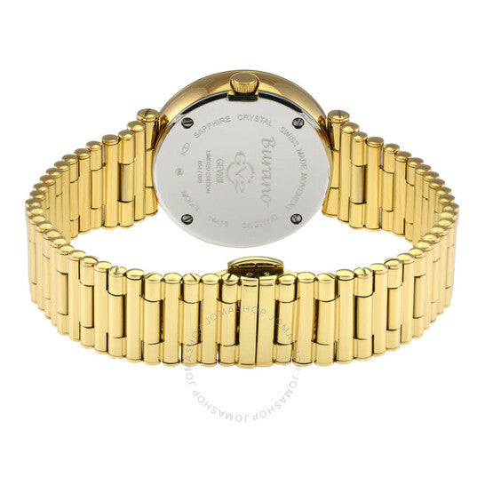 ساعة بورانو كوارتز بمينا أخضر للنساء من جيفريل، Gv2