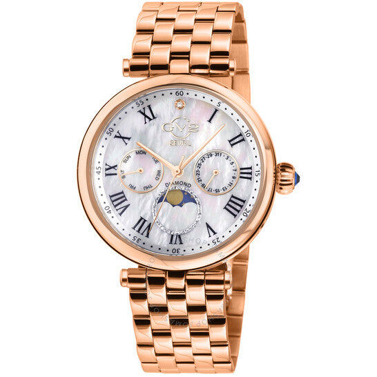 Gv2 By Gevril, Florence Mother of Pearl Dial Ladies Watch