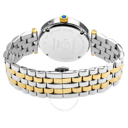 ساعة Gv2 من جيفريل، كوارتز فلورنسا للسيدات مرصعة بالألماس