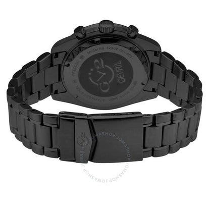 Gv2 By Gevril, Freccia Chronograph Quartz Black Dial Men's Watch