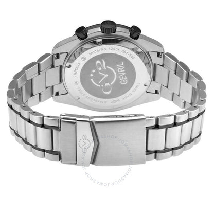 ساعة فريشيا كرونوغراف كوارتز للرجال من جيفريل Gv2 بمينا أسود