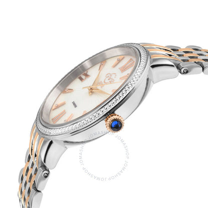 Gv2 By Gevril, Genoa Diamond Mother of Pearl Dial Ladies Watch